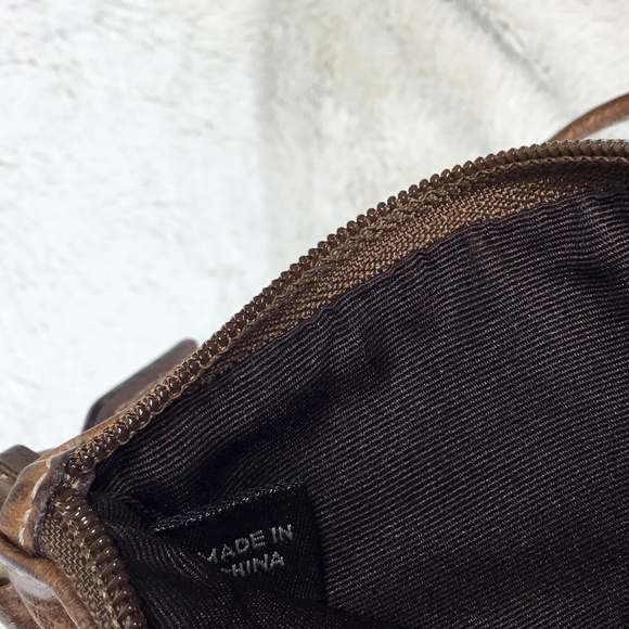 Coach Vintage Brown Leather Wristlet Rare - Picture 11 of 11